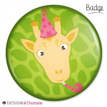 Badge Girafe Party