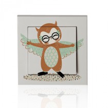 Stickers pour Interrupteurs Adorables Costumés - le hibou