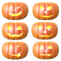 Stickers Halloween KIT citrouille