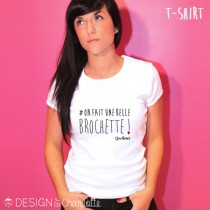 Tee-shirt Amour # On fait une belle brochette !