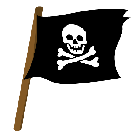 Drapeau Pirate Simple