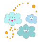 Stickers nuages joueurs