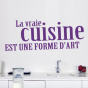 Stickers La vraie cuisine