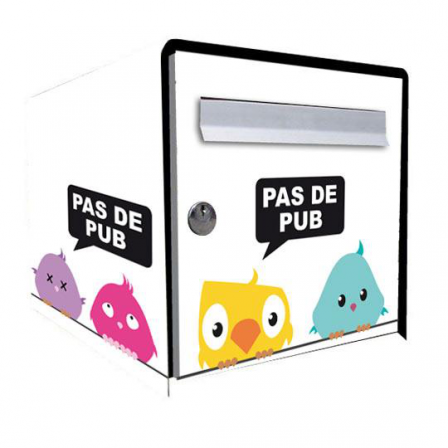 Stickers boîte aux lettres bird