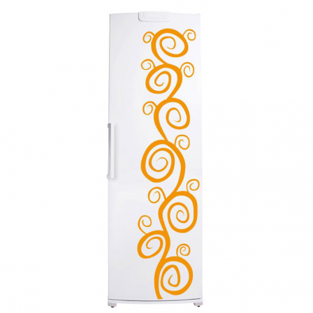 Stickers frigo tige floral