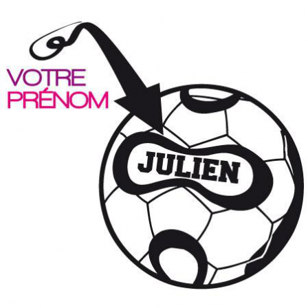 Stickers Ballon de foot à personnaliser