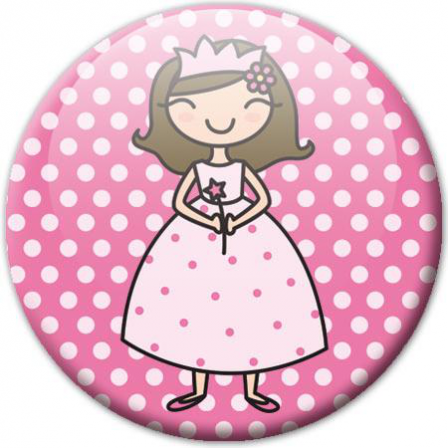 Badge enfant princesse