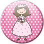 Badge enfant princesse