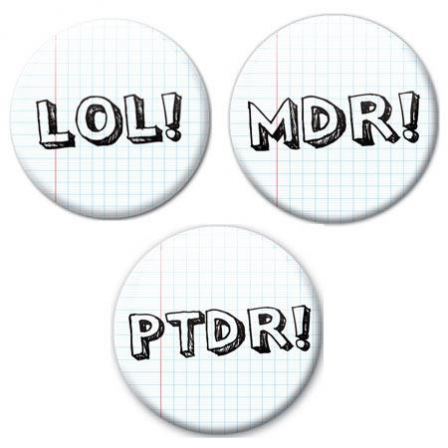 Badge Fun Lot de 3