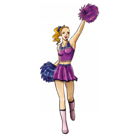 Stickers manga cheerleader