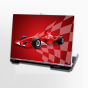 Stickers PC F1 rouge