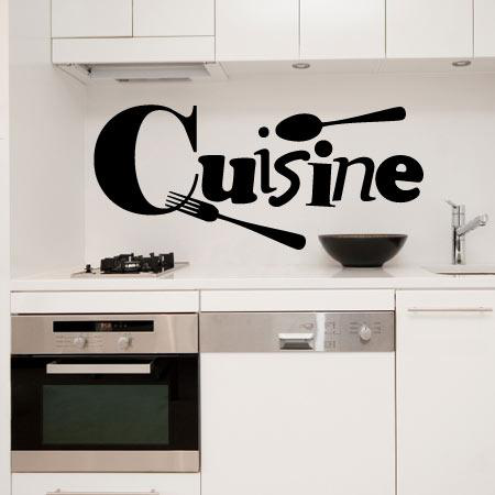 Stickers couvert cuisine - Stickers Malin